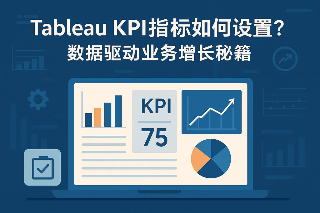 Tableau KPI指标如何设置？数据驱动业务增长秘籍